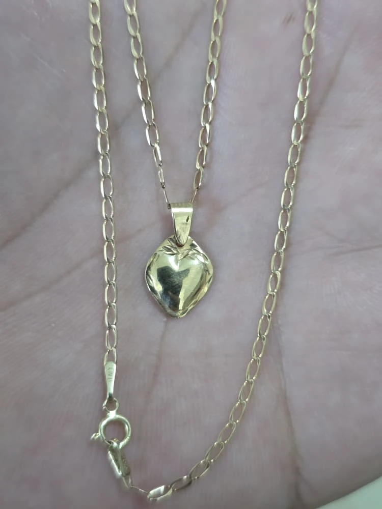 Cadena Dije Corazón 2's foto | Michel Joyería Holguín |  BizneCubano