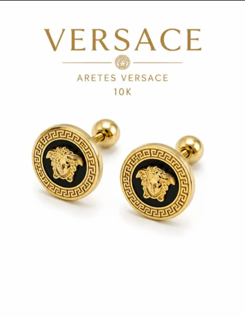 Aretes Versace Fondo Negro's foto | Michel Joyería Holguín |  BizneCubano